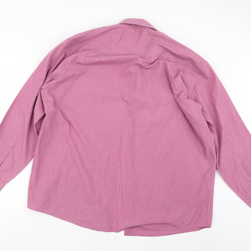 BHS Mens Pink    Dress Shirt Size 17