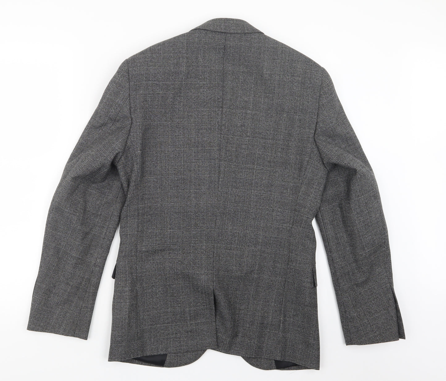 NEXT Mens Grey Geometric  Jacket Suit Jacket