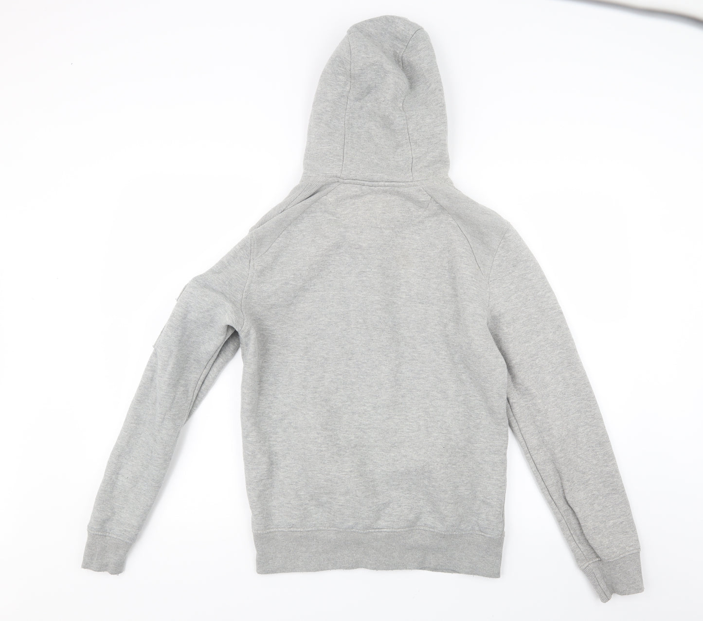 Genetic Apparel Mens Grey   Full Zip Hoodie Size M