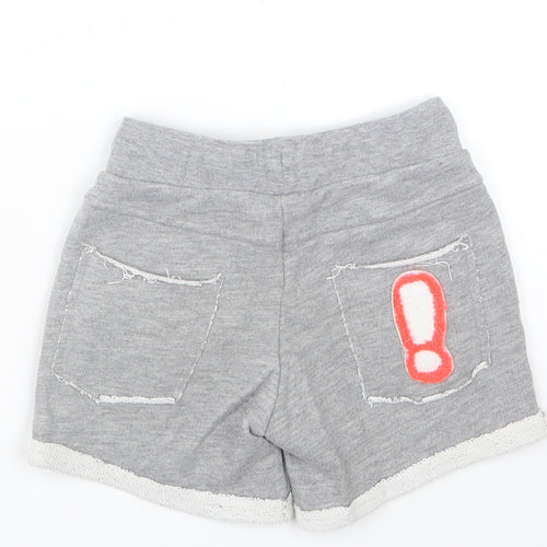 Miss Grant Girls Grey   Sweat Shorts Size 6 Years