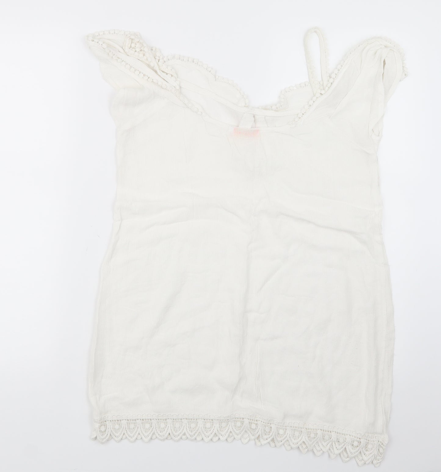 RI Resort Womens White   Basic Blouse Size S