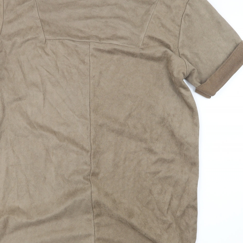 PROJECT X Mens Brown    T-Shirt Size M