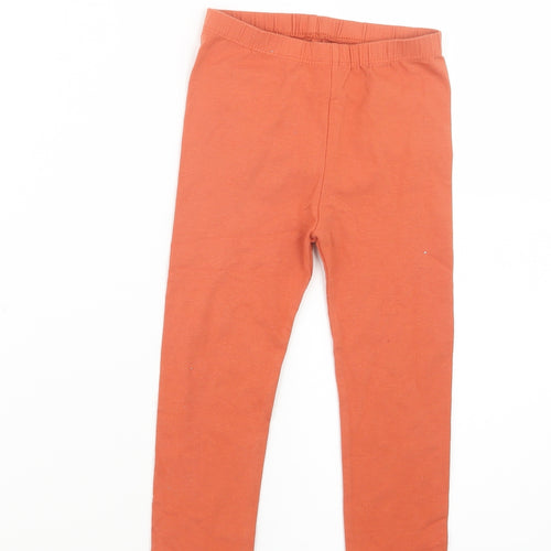 Nutmeg Girls Orange   Carrot Trousers Size 2-3 Years
