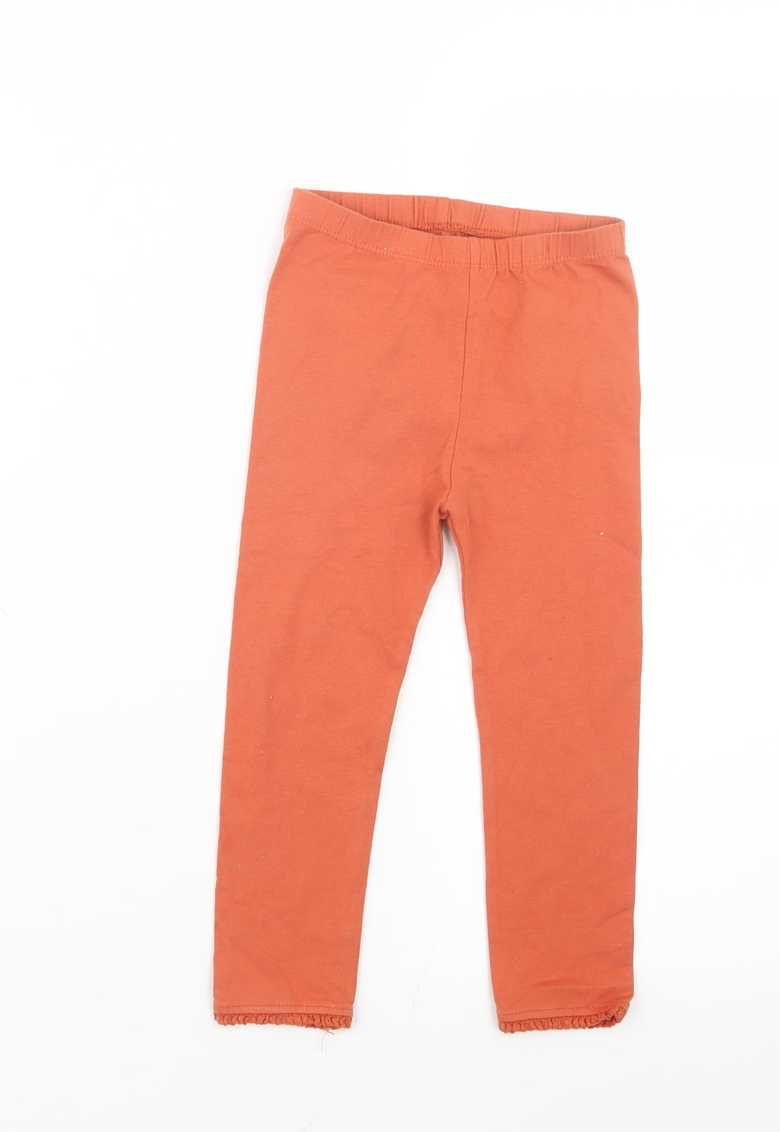 Nutmeg Girls Orange   Carrot Trousers Size 2-3 Years