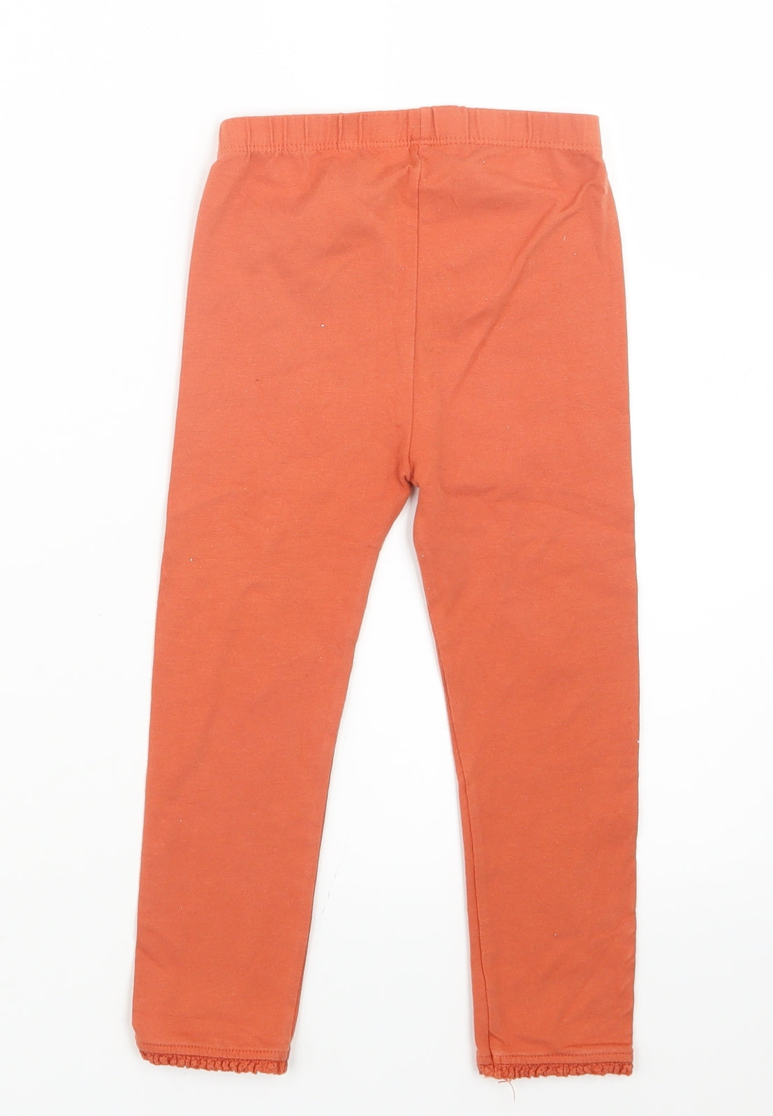 Nutmeg Girls Orange   Carrot Trousers Size 2-3 Years