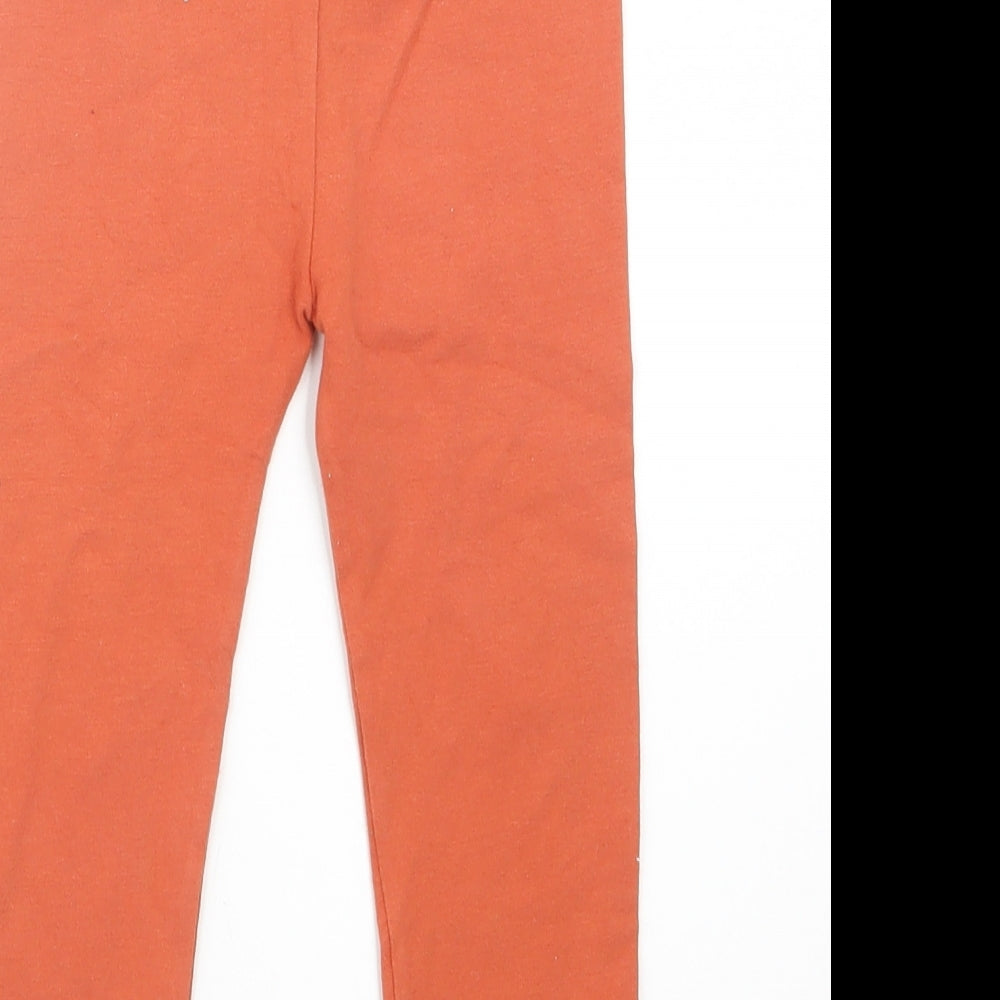 Nutmeg Girls Orange   Carrot Trousers Size 2-3 Years