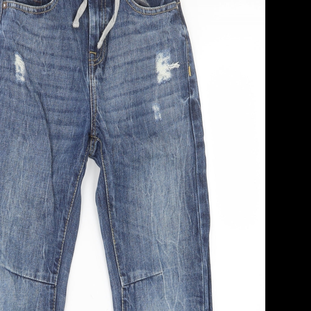 River Island Boys Blue  Denim Straight Jeans Size 8 Years