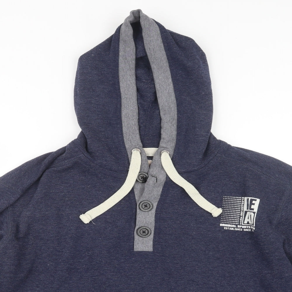 HEAD Mens Blue   Pullover Hoodie Size M