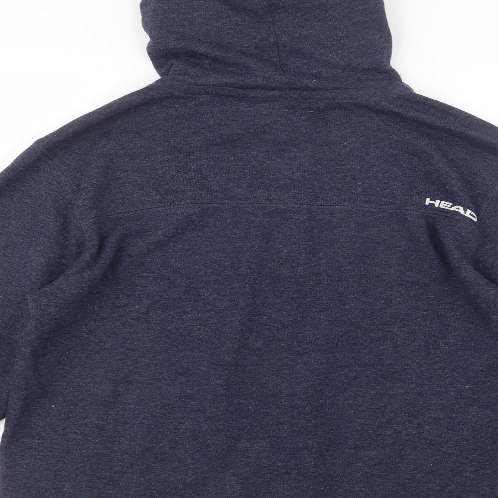 HEAD Mens Blue   Pullover Hoodie Size M