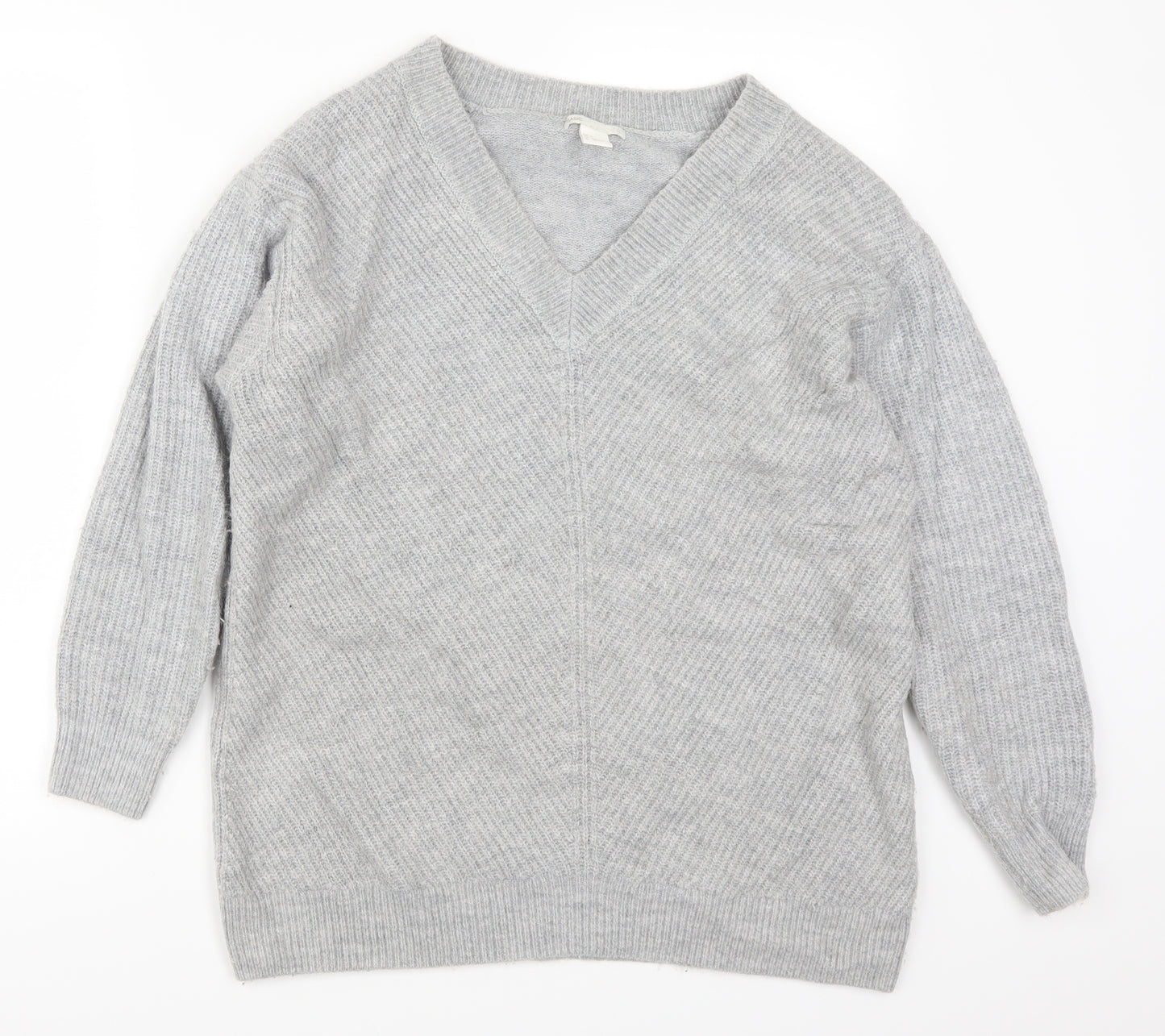 H&M Womens Green  Knit Pullover Jumper Size S