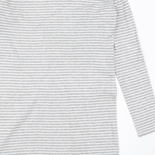 Primark Womens Grey Striped  Jumper Dress  Size 10