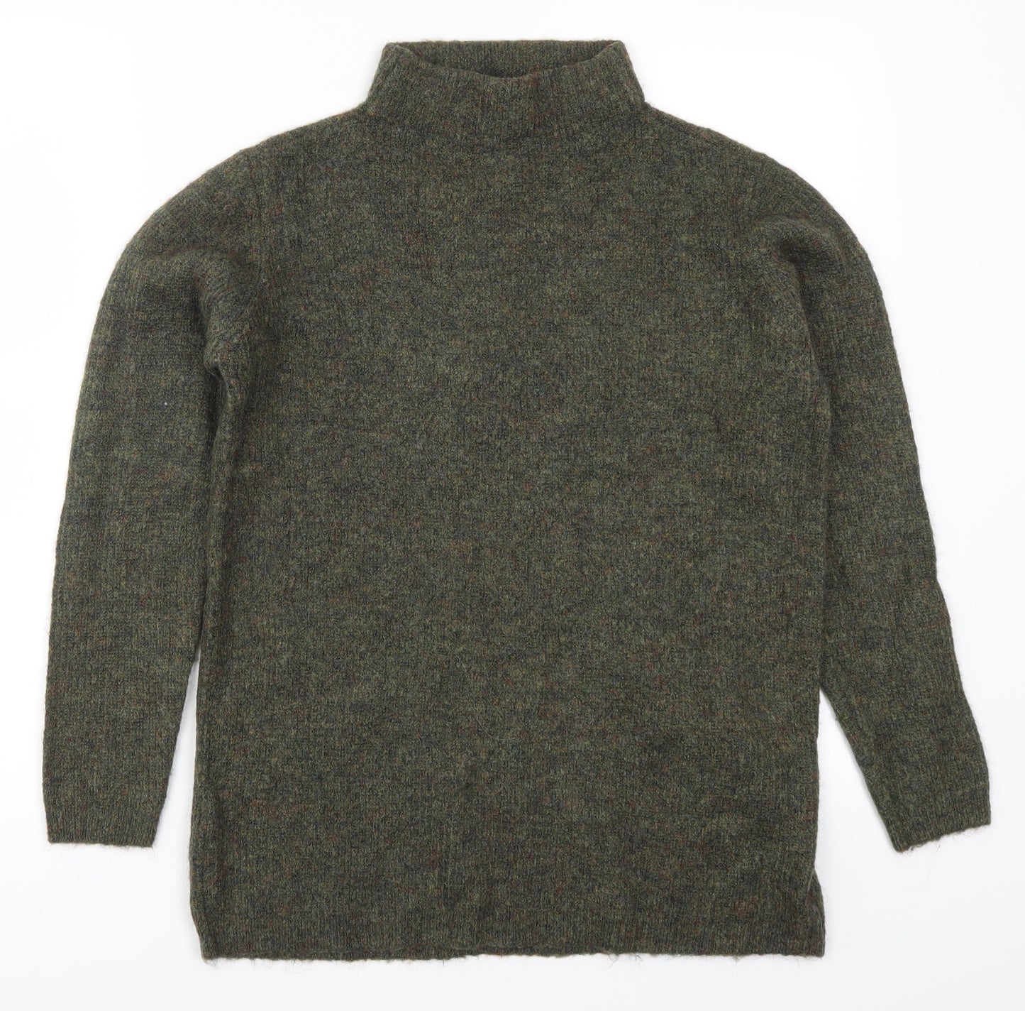 Jacqueline De Yong Womens Green  Knit Pullover Jumper Size S