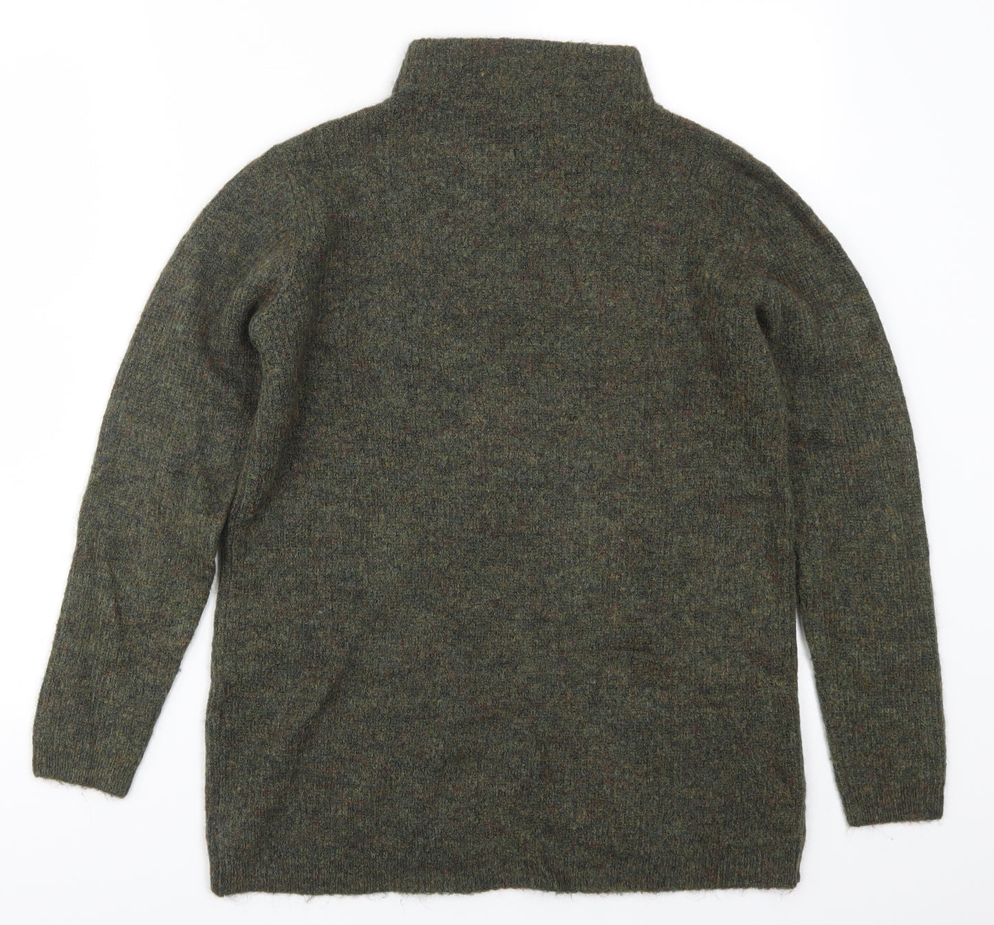 Jacqueline De Yong Womens Green  Knit Pullover Jumper Size S