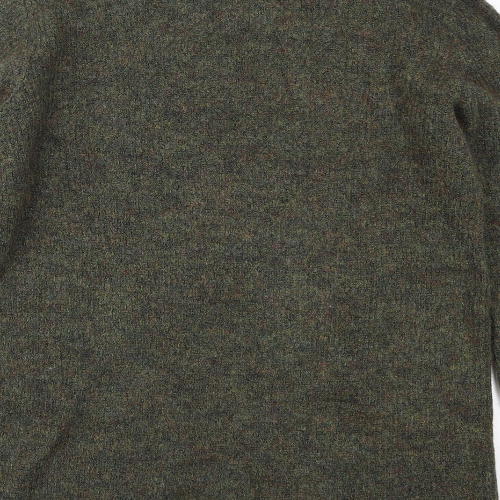 Jacqueline De Yong Womens Green  Knit Pullover Jumper Size S
