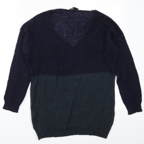 Fenella Womens Blue   Pullover Jumper Size M  - Colourblock