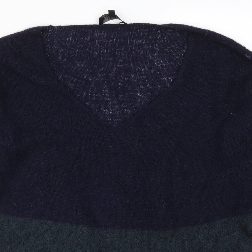 Fenella Womens Blue   Pullover Jumper Size M  - Colourblock
