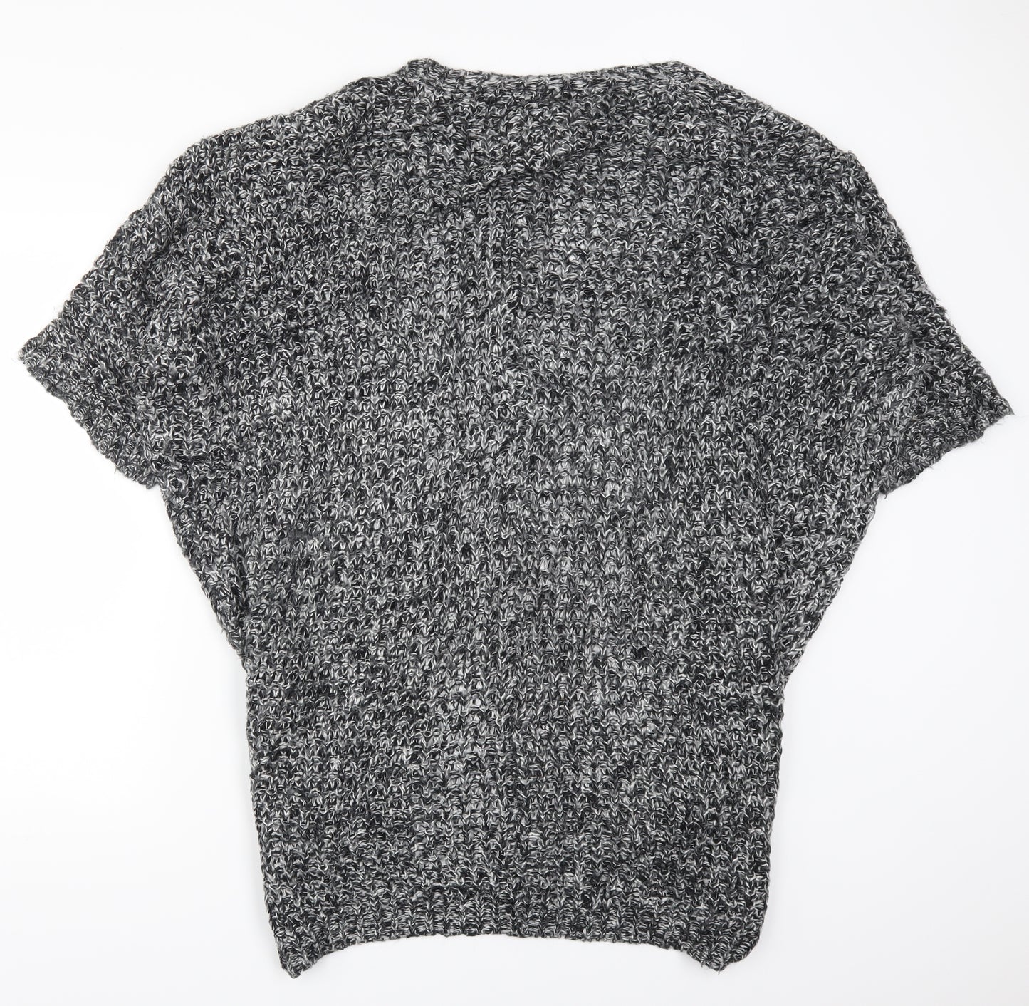 VERO MODA Womens Grey  Knit Cardigan Jumper Size L