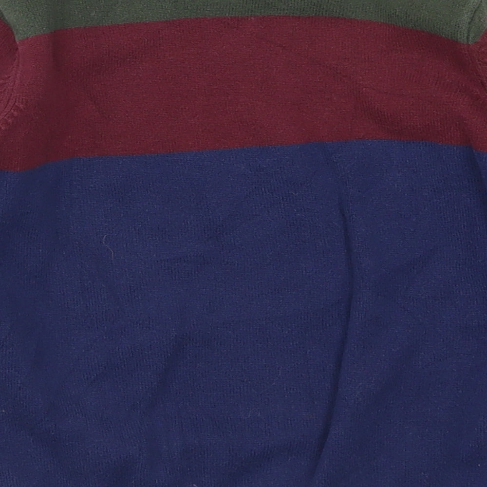 Mothercare Boys Multicoloured Striped  Pullover Jumper Size 3-4 Years