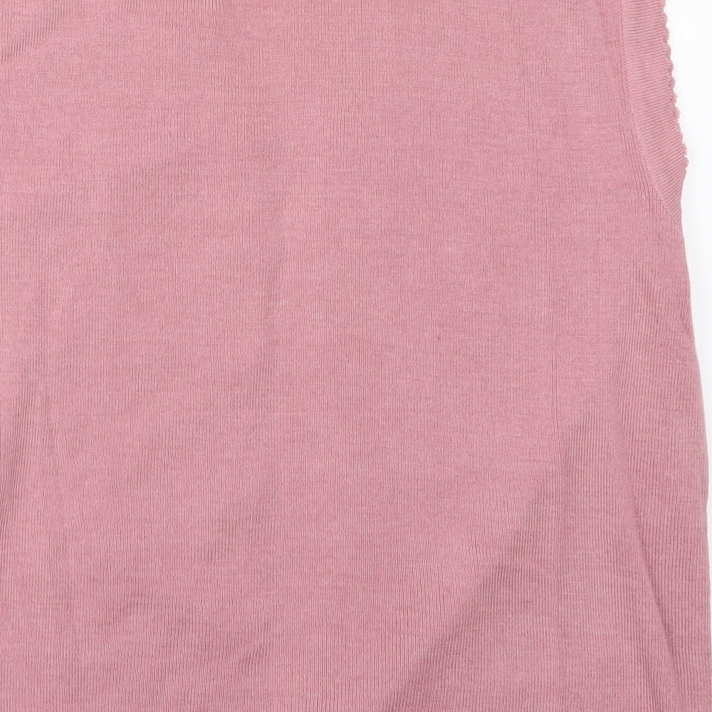 ZSZ Womens Pink   Cardigan Jumper Size S