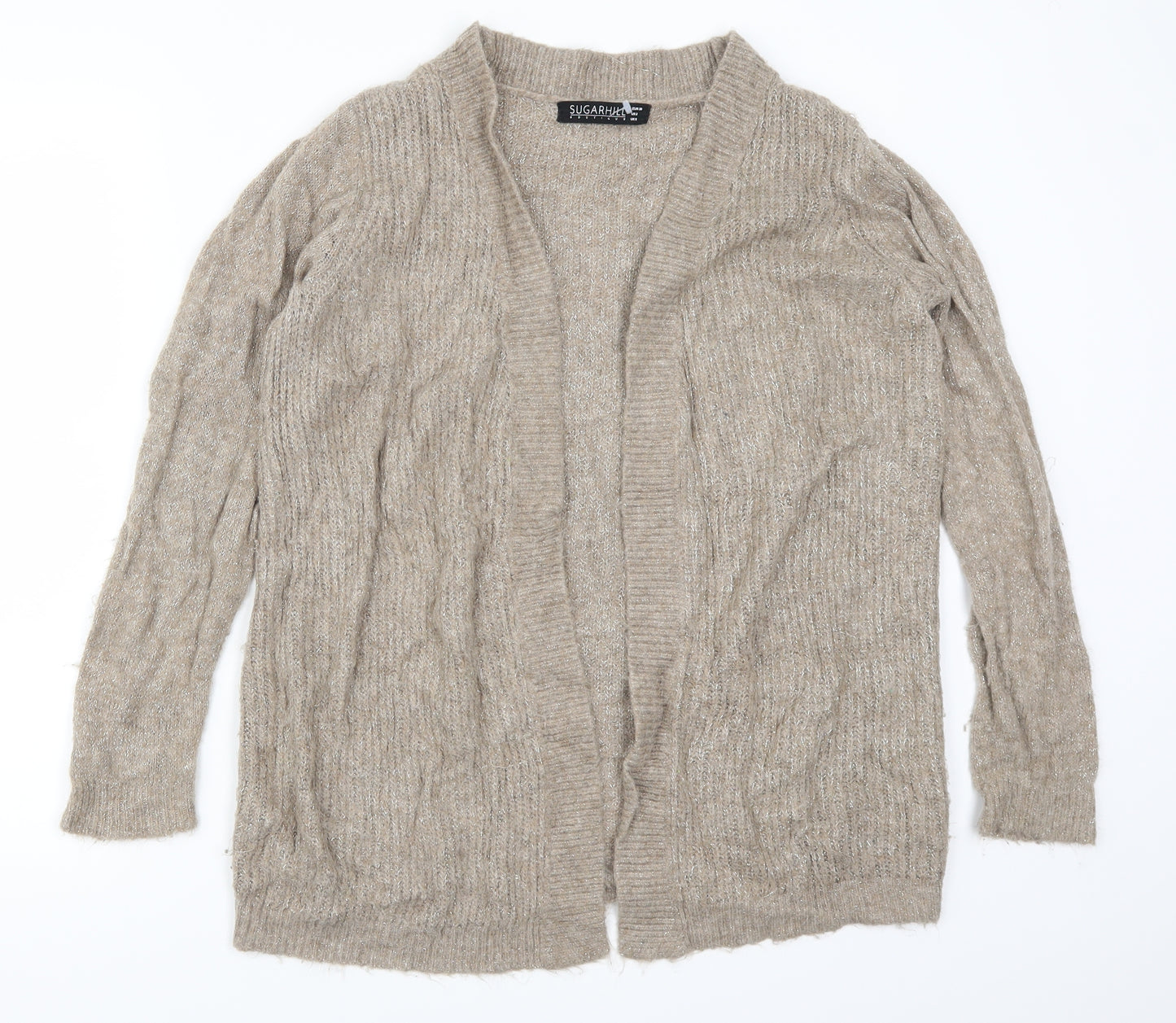 Sugarhill Womens Beige   Cardigan Jumper Size 8