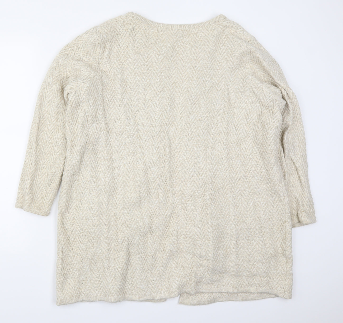 TU Womens Beige   Cardigan Jumper Size XL