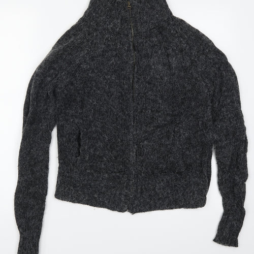 Nevada Womens Grey   Full Zip Jumper Size M