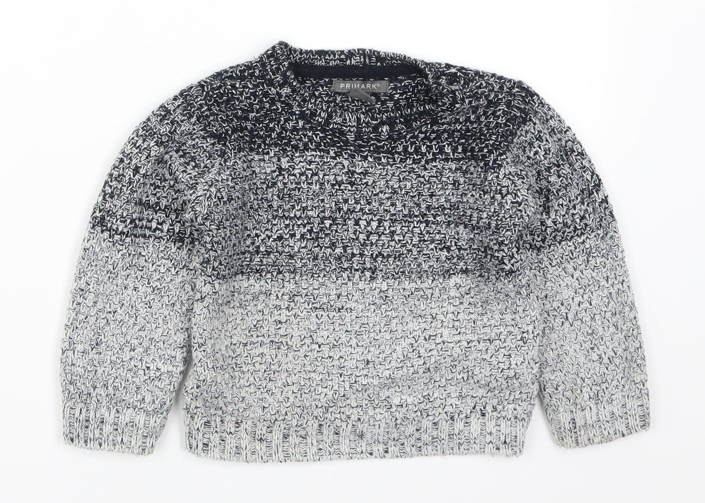 Primark Boys Blue   Pullover Jumper Size 18-24 Months  - Ombre