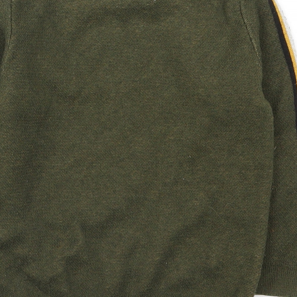 River Island Boys Green   Pullover Jumper Size 18-24 Months  - Tiger