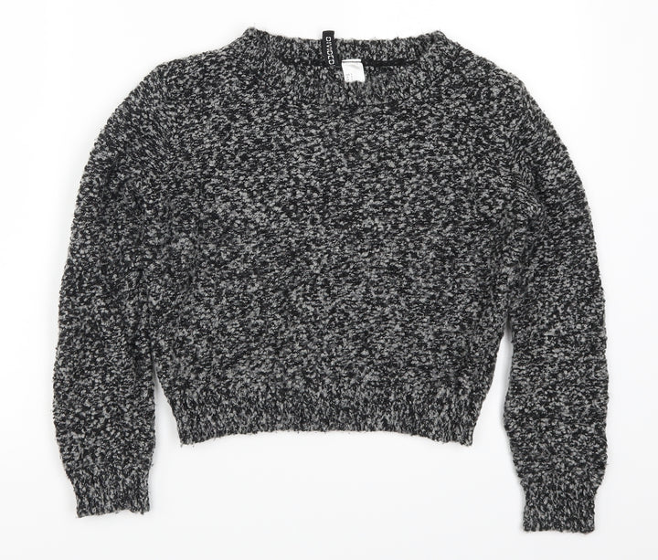 H&M Womens Grey Pullover Jumper Size S