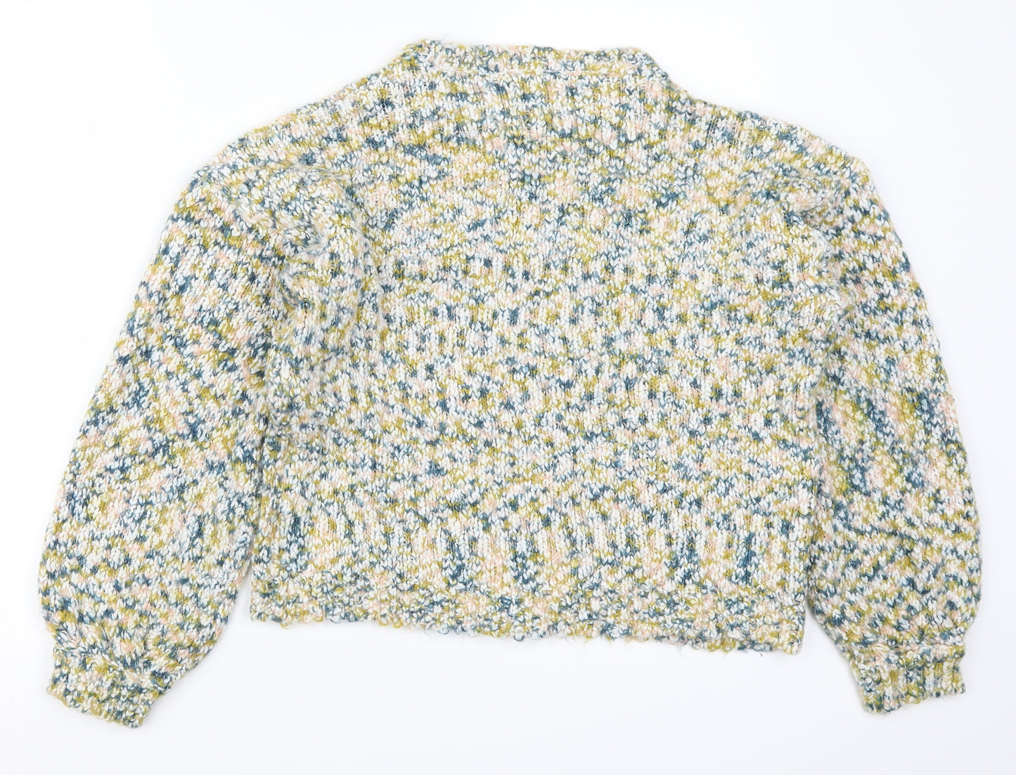 TU Womens Yellow   Pullover Jumper Size 16  - Blue