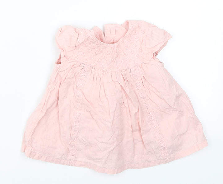 George Girls Pink A-Line Size 3-6 Months