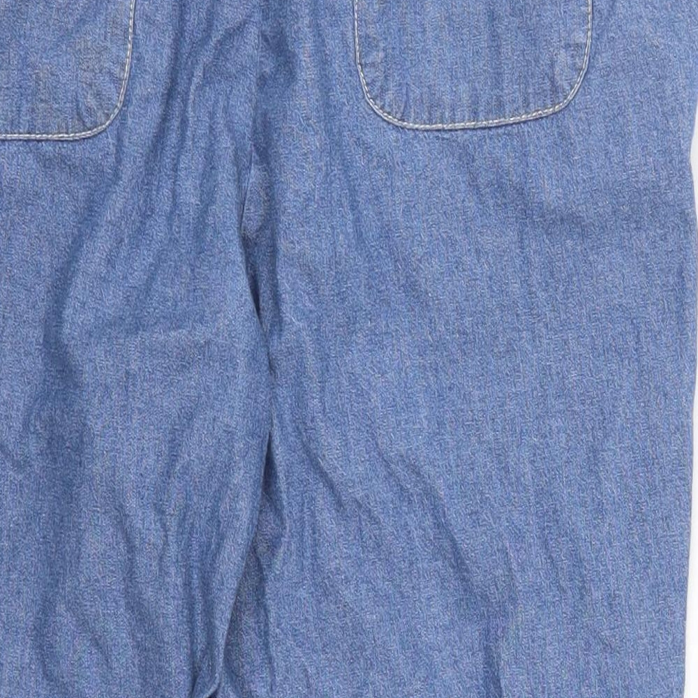 Damart Womens Blue  Denim Cropped Jeans Size 32 in L20 in