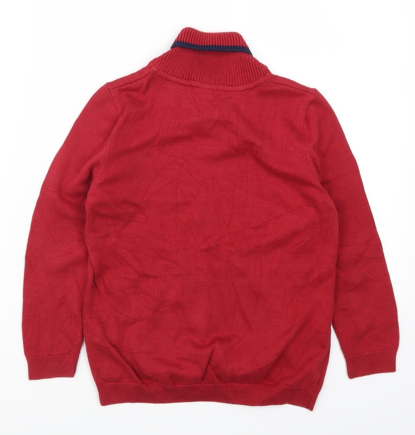 Marks and Spencer Boys Red   Pullover Jumper Size 6-7 Years