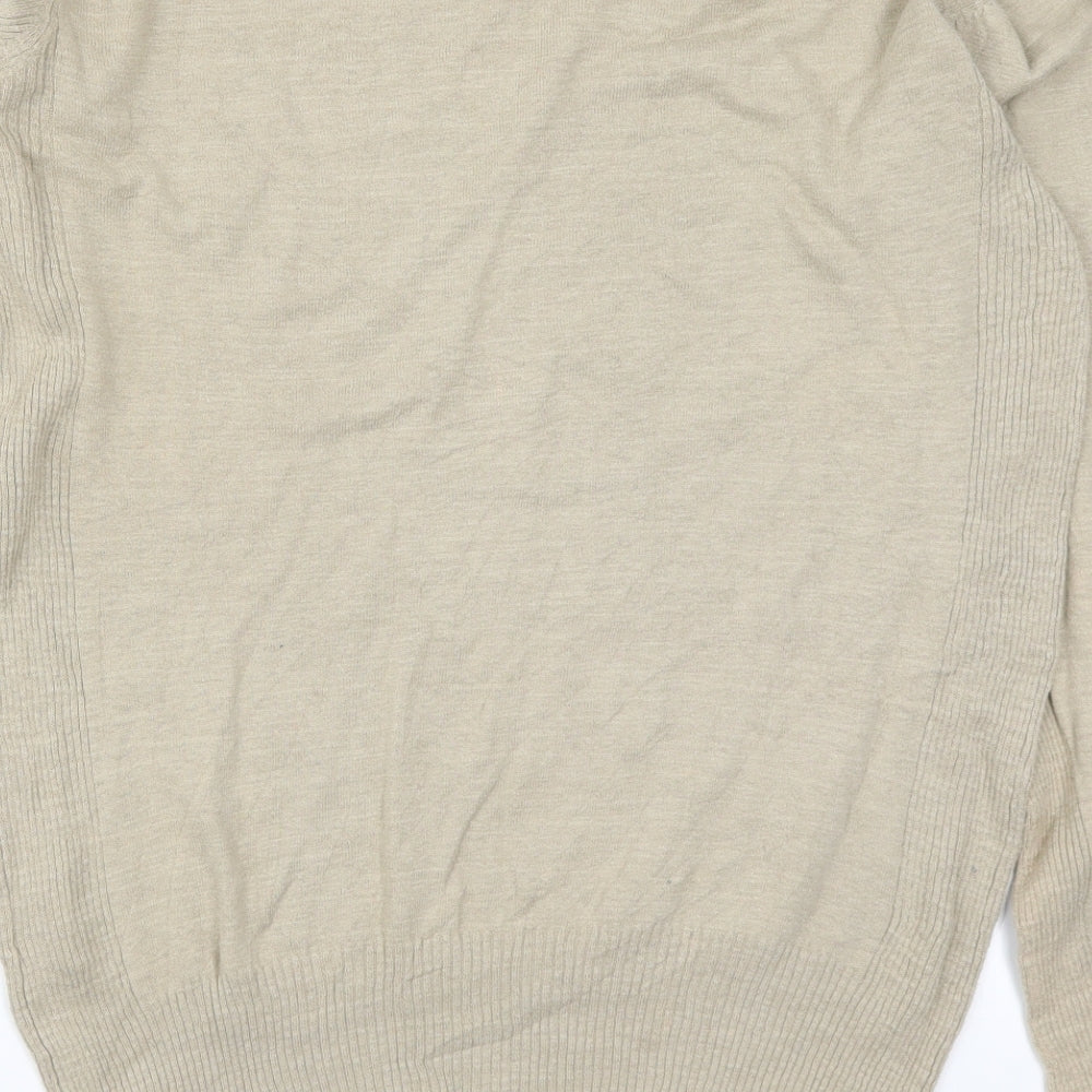 Firetrap Mens Beige   Pullover Jumper Size L