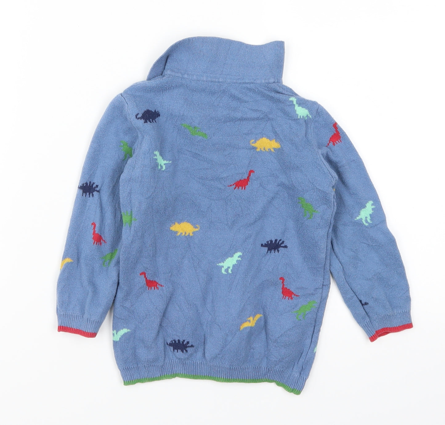 Nutmeg Boys Blue   Pullover Jumper Size 18-24 Months  - Dinosaurs