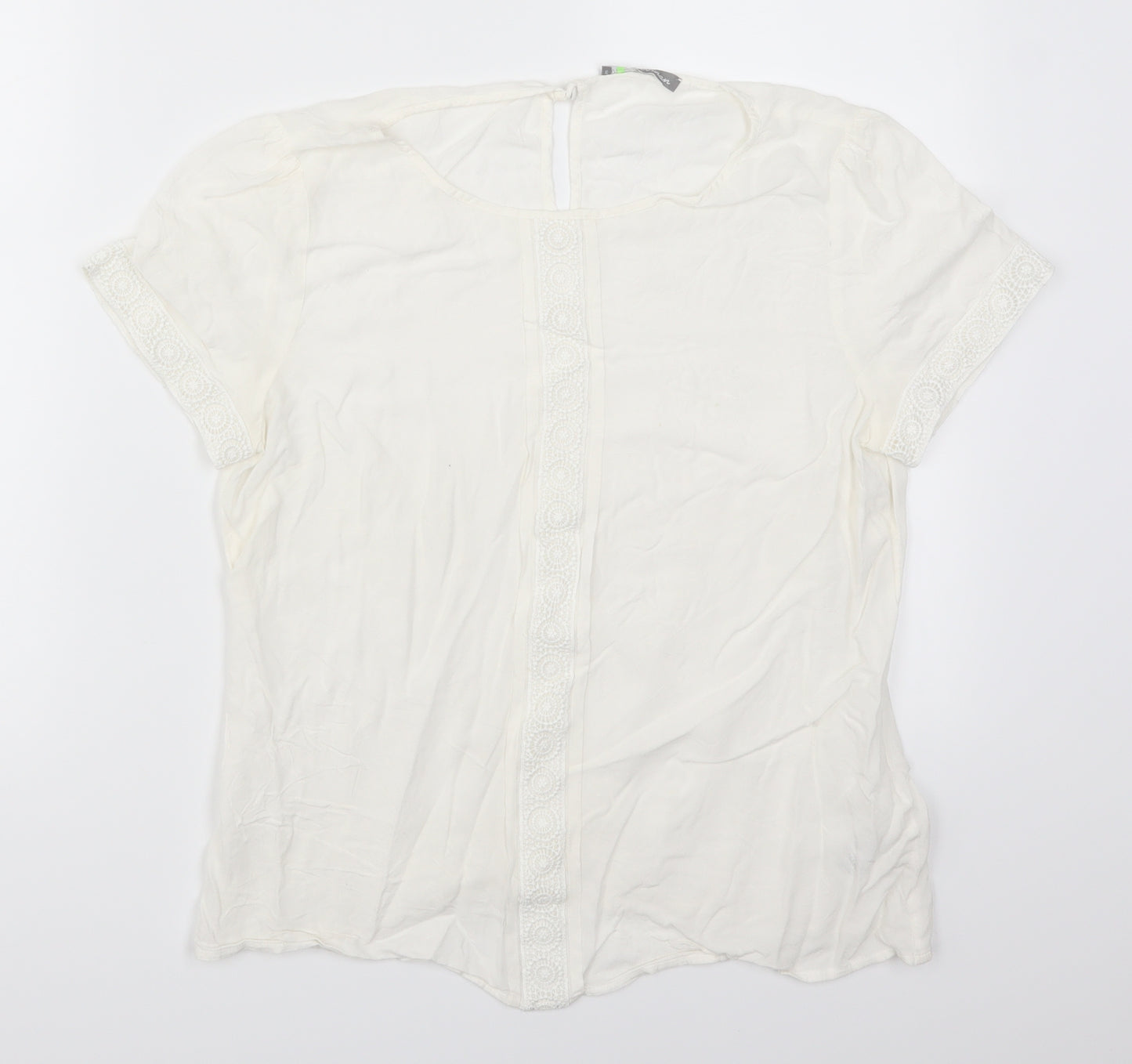 Marks and Spencer Womens White   Basic Blouse Size 12