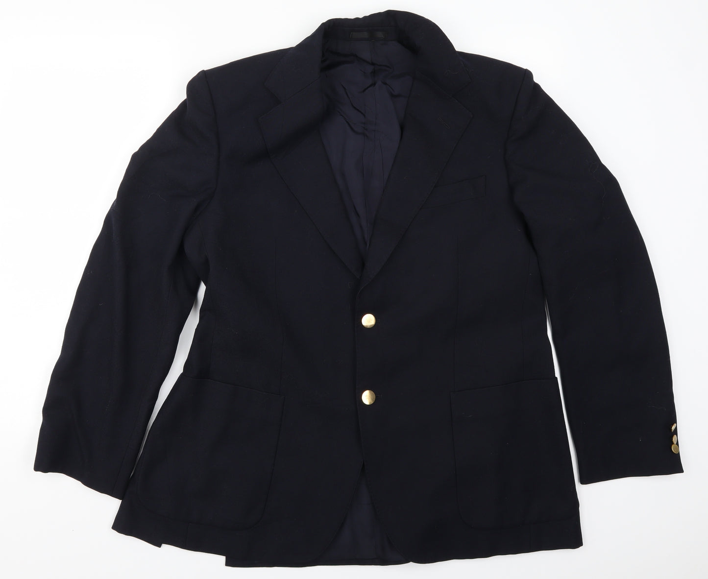 St Michael Mens Blue   Jacket Suit Jacket Size 42