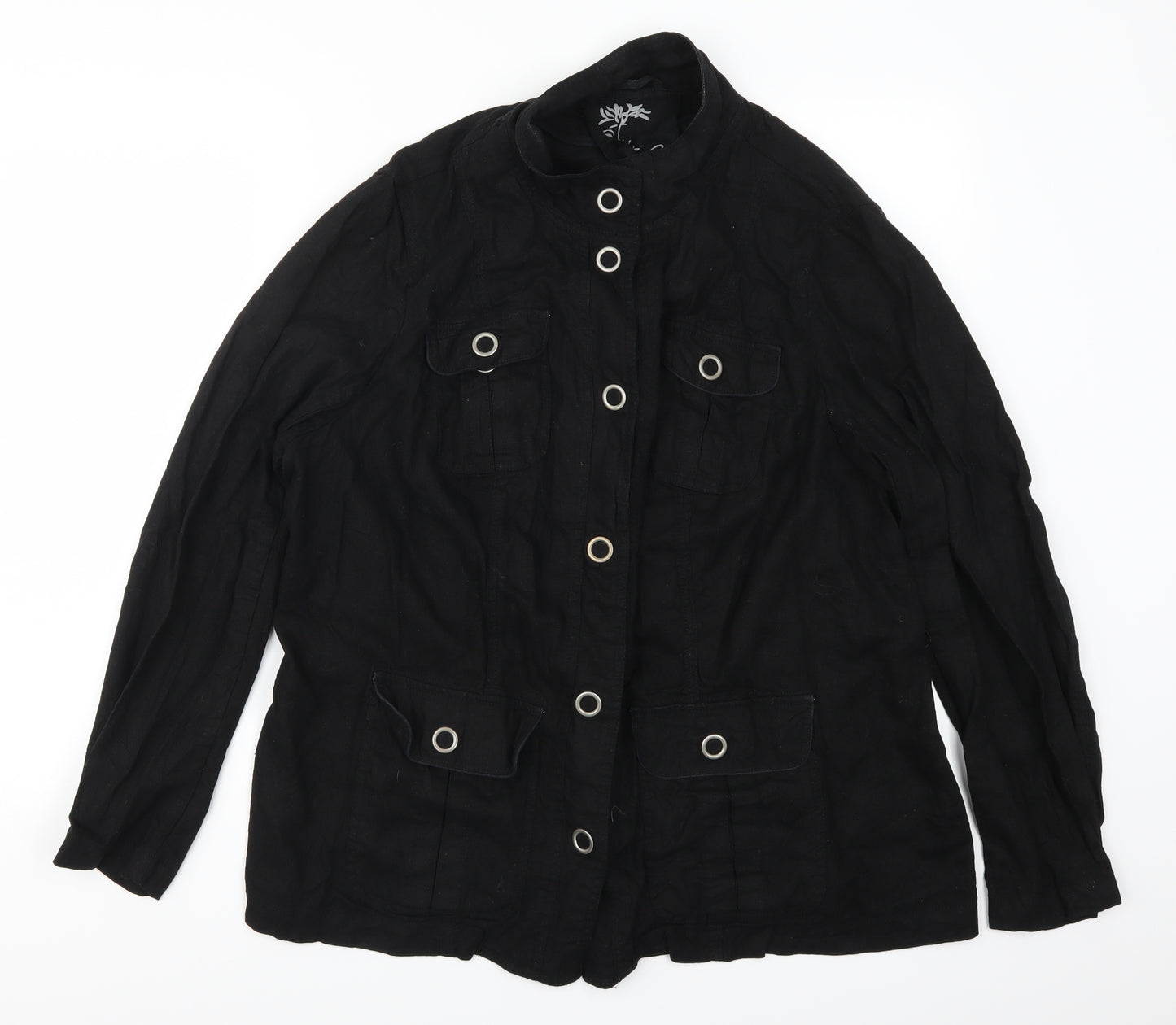Evans Womens Black   Jacket  Size 20
