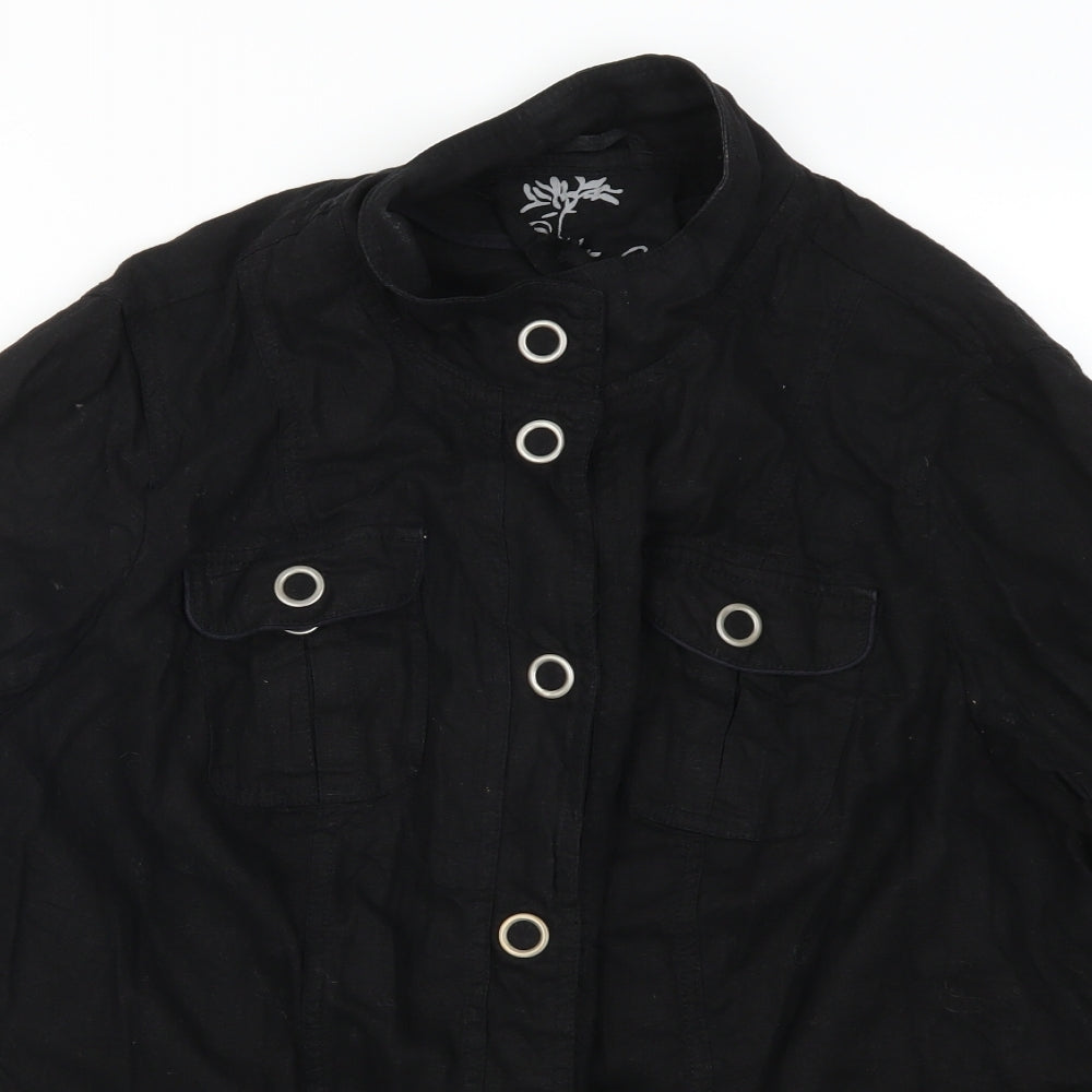 Evans Womens Black   Jacket  Size 20