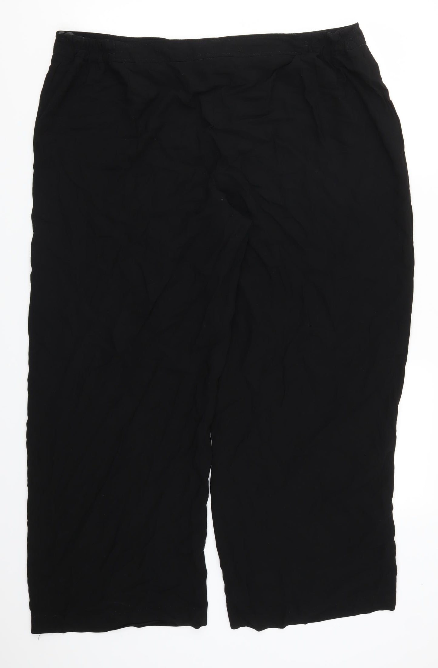 Ann Harvey Womens Black   Trousers  Size 22 L28 in