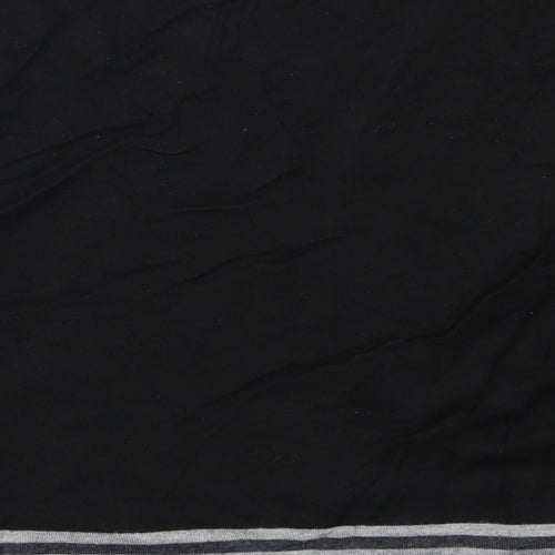 Precis Womens Black Striped  Pullover Jumper Size L