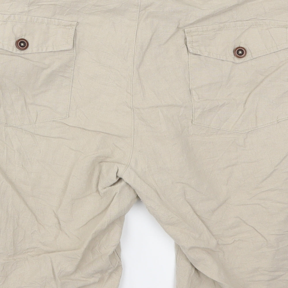 Livergy Mens Beige   Cargo Shorts Size 38