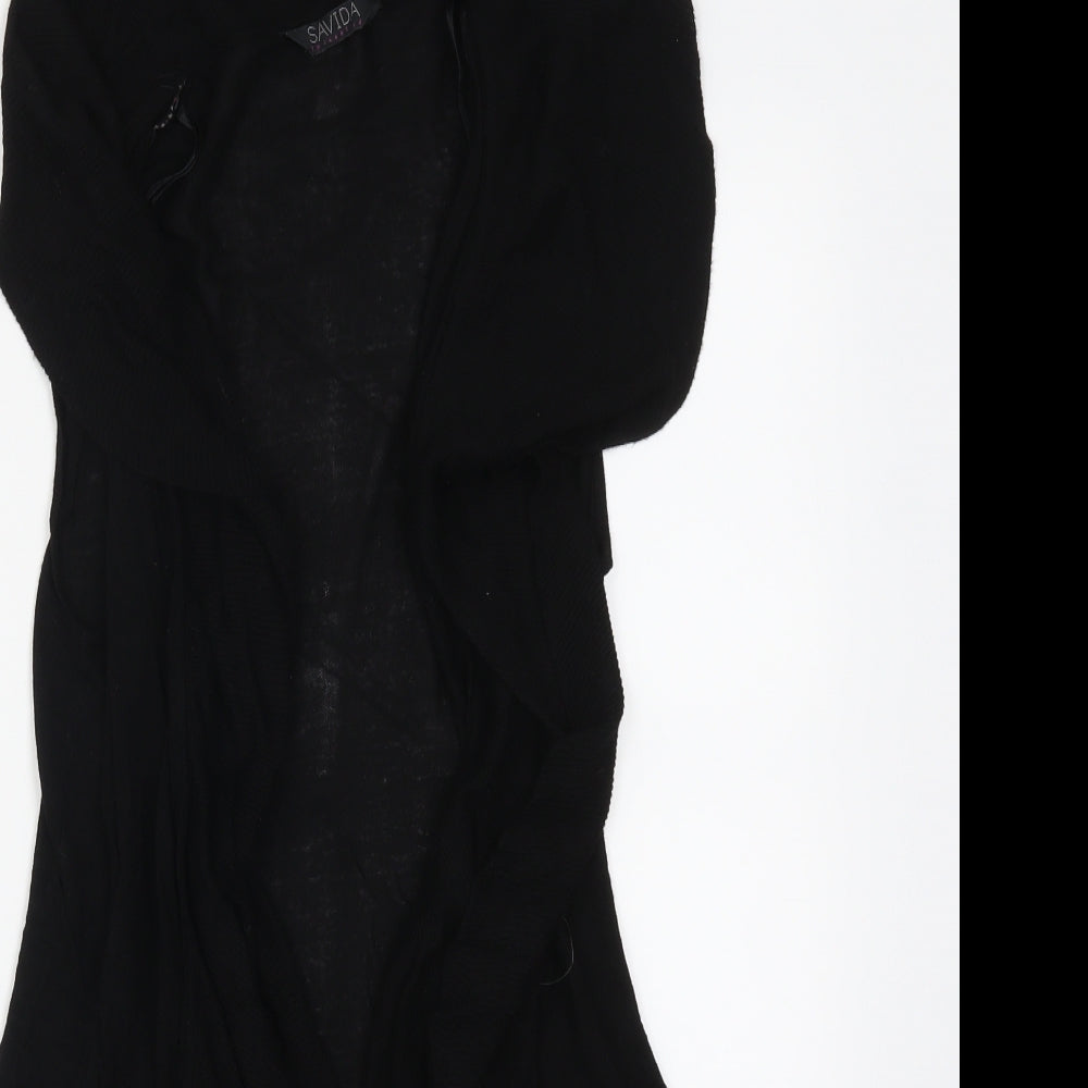Savida Womens Black   Cardigan Jumper Size 14