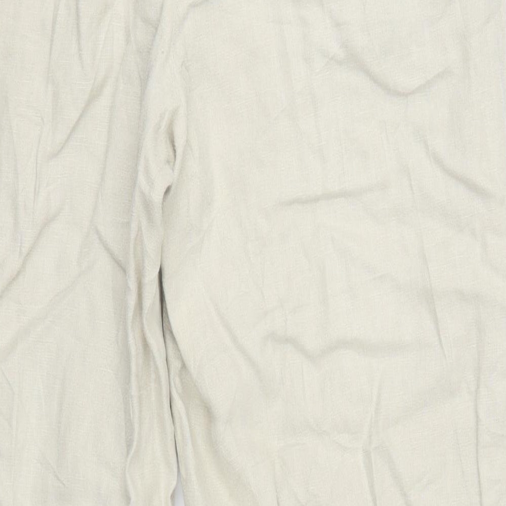NEXT Womens Beige   Trousers  Size 14 L29 in