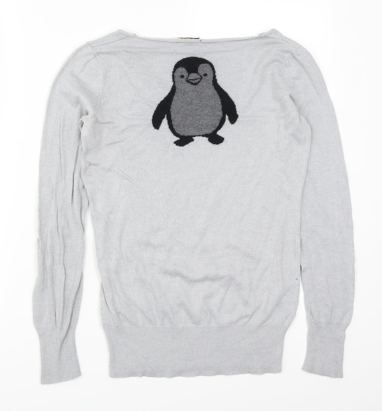 Japonica Womens Grey   Pullover Jumper Size M  - Penguin