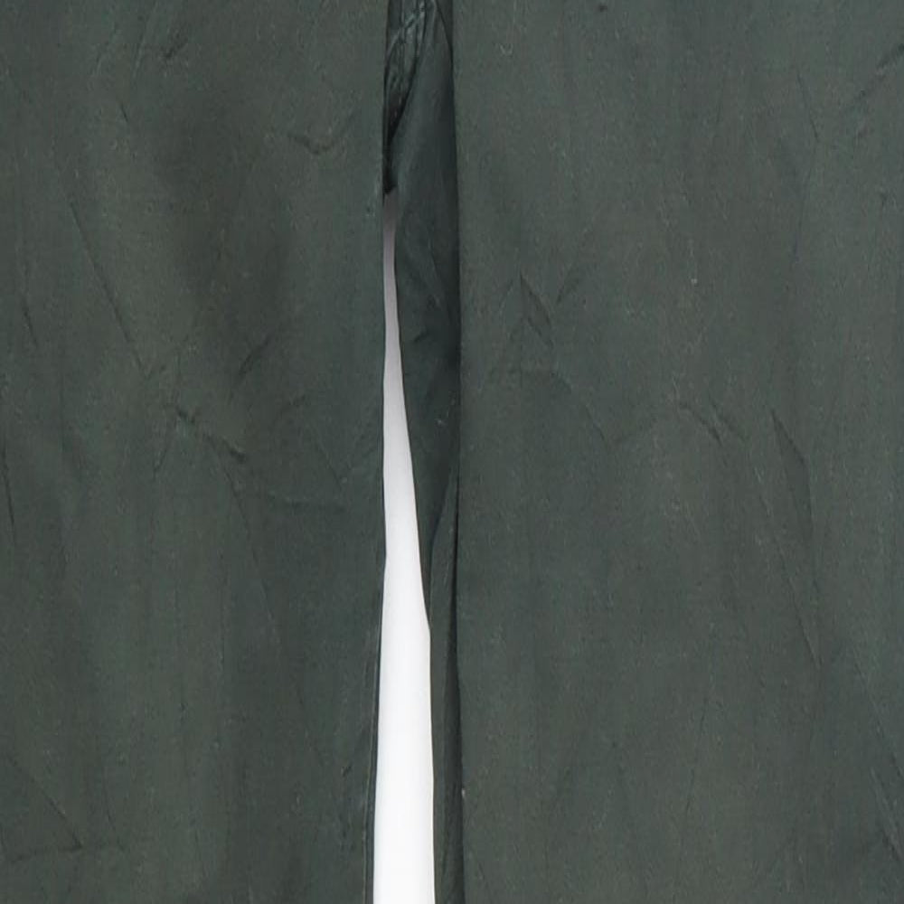 F&F Womens Green   Chino Trousers Size 10 L28.5 in