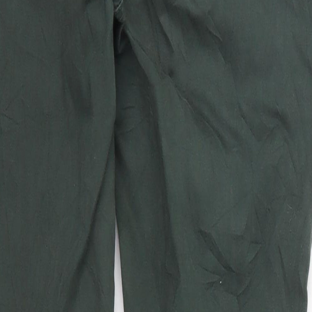 F&F Womens Green   Chino Trousers Size 10 L28.5 in