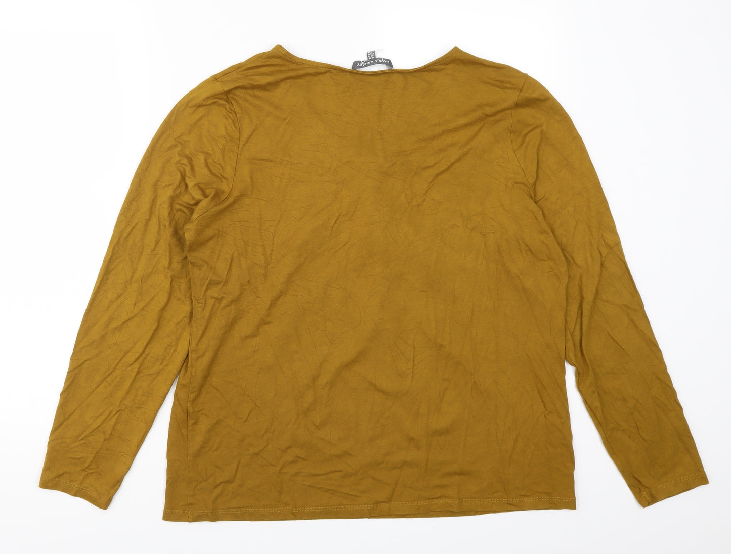 Laura Ashley Womens Brown   Basic T-Shirt Size 16