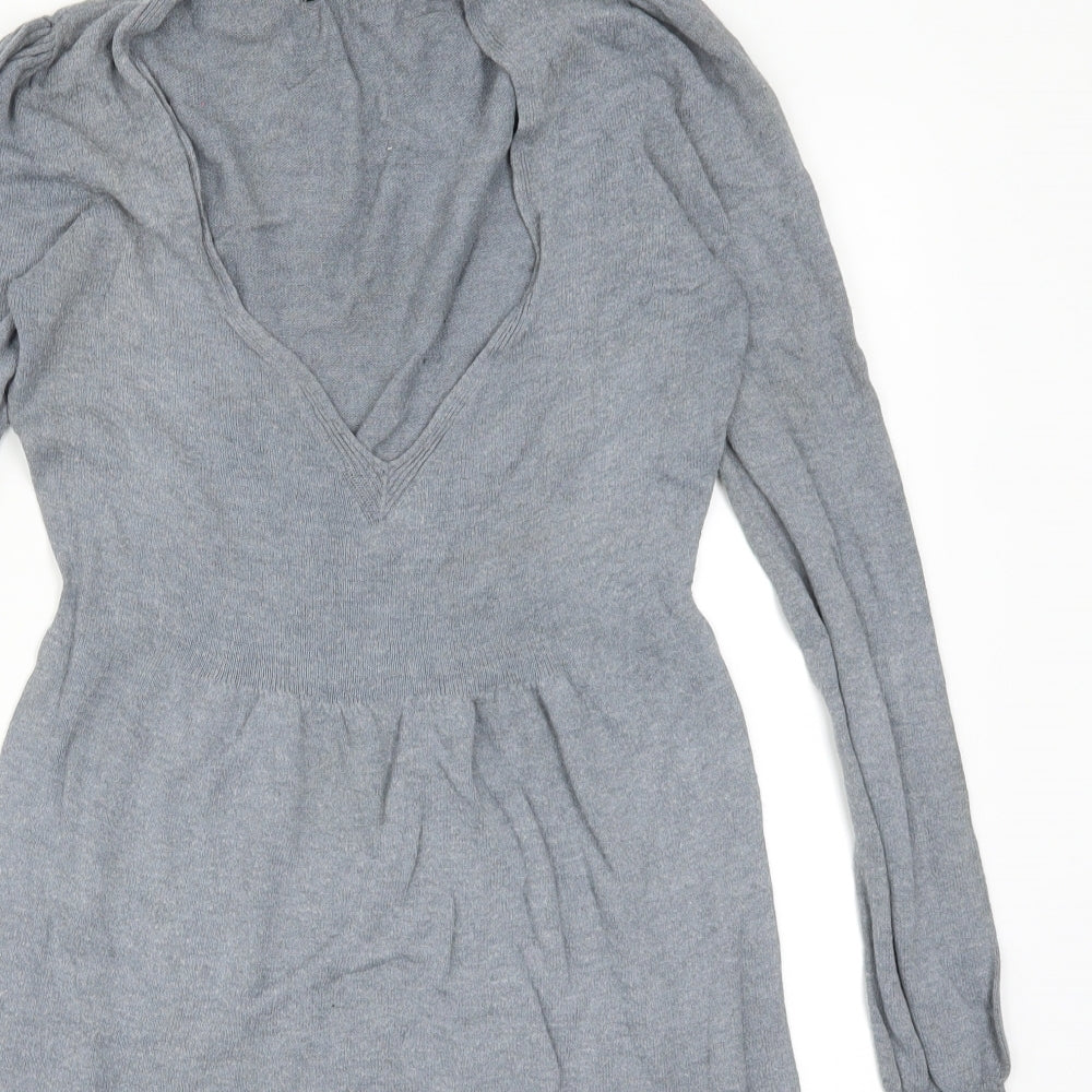 Oasis Womens Grey   Jumper Dress  Size 8