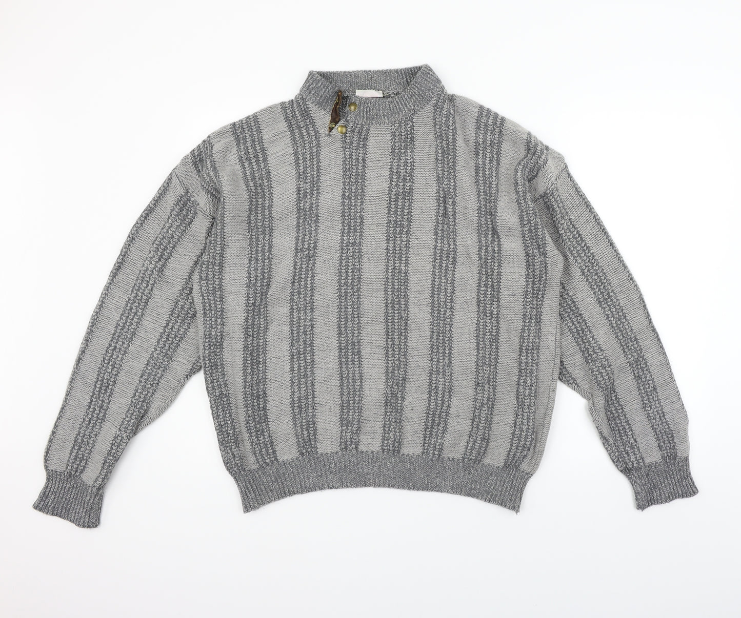 aventi Mens Grey   Pullover Jumper Size XL